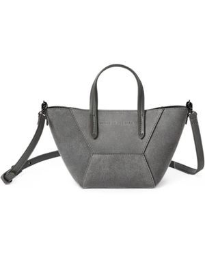 Brunello Cucinelli Bc Duo Mini Bag - Grey