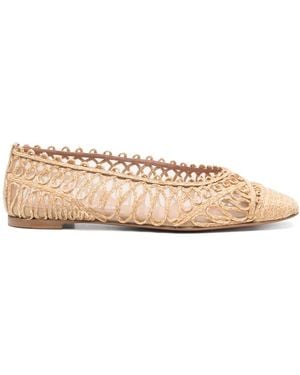 Aquazzura Kahlo フラットシューズ - ピンク