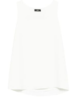 ELEH Blouse À Design Sans Manches - White