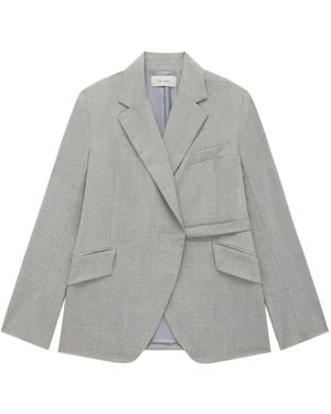 WE-AR4 Single-Breasted Blazer - Gray