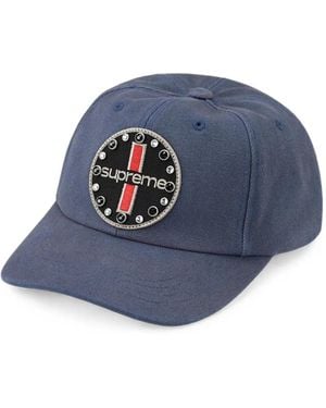 Supreme Garage Baseballkappe Mit Einsätzen - Blau