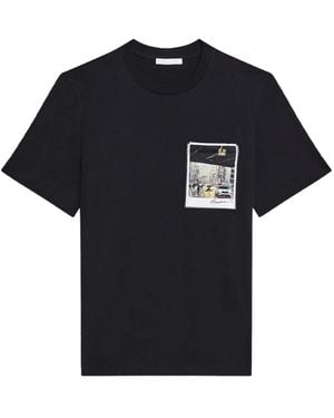 Helmut Lang Graphic Print T-Shirt - Black