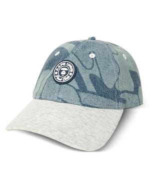 Aape By A Bathing Ape Aapeunvs Camo Cap - Blue