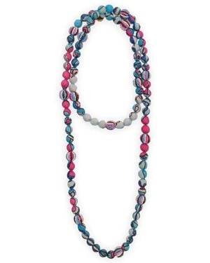 Maliparmi Sunset Paisley Necklace - Blue