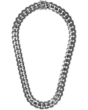 Desmo Collar Miami De Cadena Barbada - Metálico