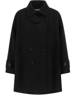 Alberto Biani Cappotto Doppiopetto - Nero