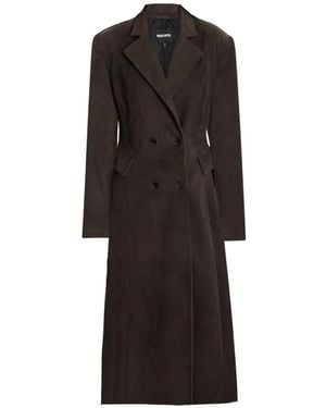 ROTATE BIRGER CHRISTENSEN Abrigo Largo Con Doble Botonadura - Negro