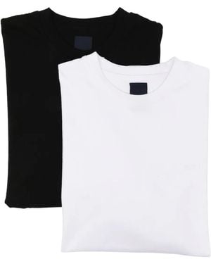 Juun.J T-Shirt À Logo Brodé - Noir