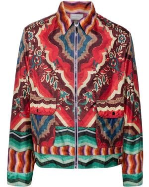 Pierre Louis Mascia Aloesister Shirt Jacket - Red