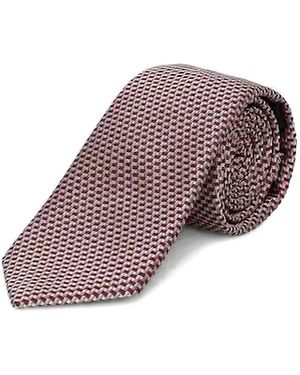 Joop! Geometric-Pattern Tie - Purple