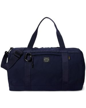 Polo Ralph Lauren Logo-Patch Duffel Bag - Blue