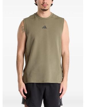 adidas D4T X Sleeveless Tank Top - Green