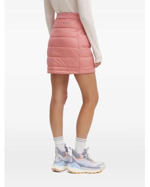 Columbia Powder Lite Quilted Padded Mini Skirt - Pink