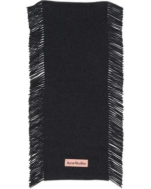 Acne Studios Sciarpa Mélange - Nero