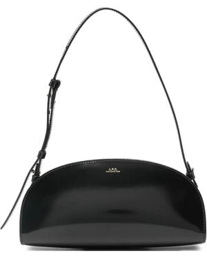 A.P.C. Sac Demi-Lune Shoulder - Black