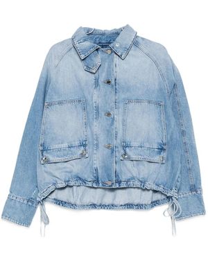 Brandon Maxwell The Harper Denim Jack - Blauw
