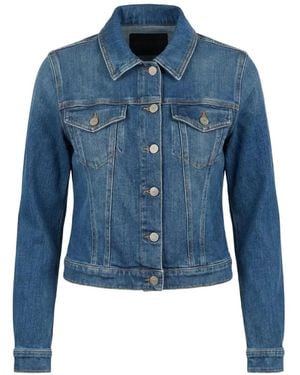 Dondup Faded-Effect Denim Jacket - Blue