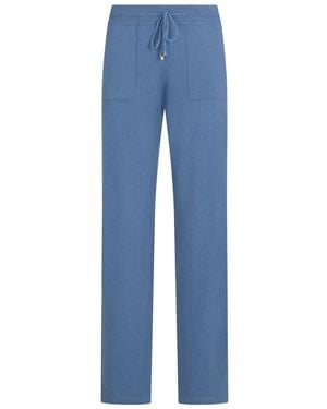 Malo Drawstring Track Trousers - Blue