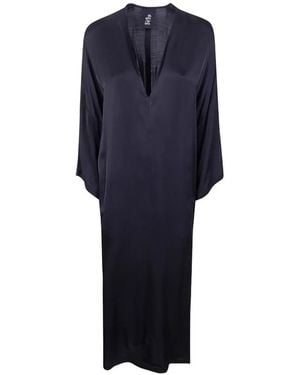 Thom Krom V-Neck Midi Dress - Black