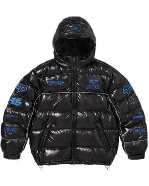 Supreme X Fox Racing Logo-Patch Jacket - Black