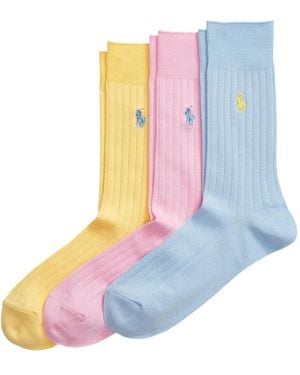 Polo Ralph Lauren Polo Pony Socks (Pack Of Three) - White