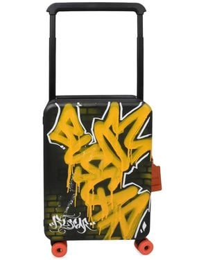 BUSCAR 1 Hand-Painted Suitcase - White