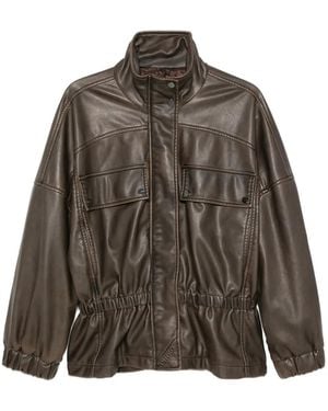 Pinko Barkeria Blouson Jacket - Brown