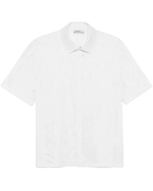 Jonathan Simkhai Camicia Conrad A Maniche Corte - Bianco