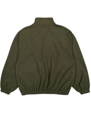 wtaps-green-Depst-Half-Zip-