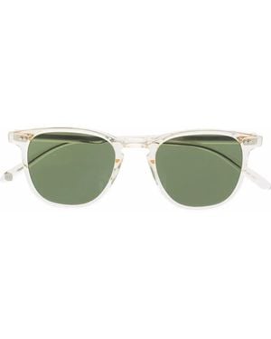 Garrett Leight Brooks スクエアフレーム サングラス - グリーン