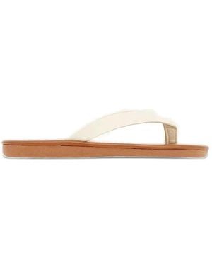 Ancient Greek Sandals Saionara Leather Sandals - White
