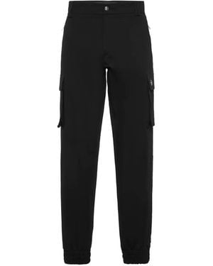 Philipp Plein Basic Cargo Joggers - Black