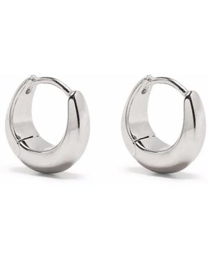 Tom Wood Ice Huggie Earrings - White