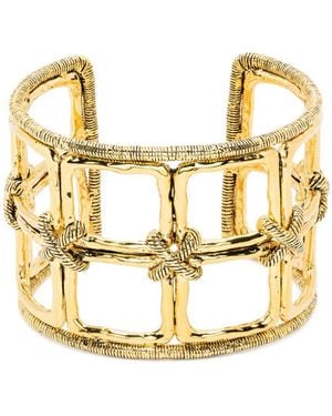 Aurelie Bidermann Caliche Cuff Bracelet - Metallic