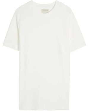 Oliver Spencer Short-Sleeve Ribbed Cotton T-Shirt - White