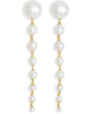 RAGBAG STUDIO Lumora Pearl Drop Earrings - White
