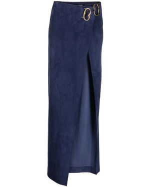 Bally Suède Rok - Blauw