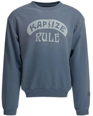 Kapital Maglione Con Stampa Grafica - Blu