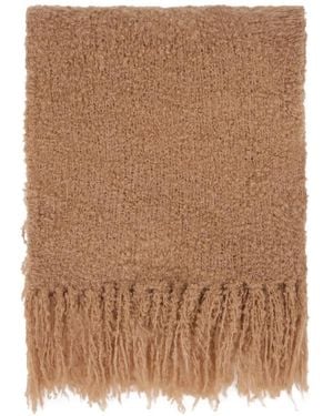 Halfboy Fringed Scarf - Marron