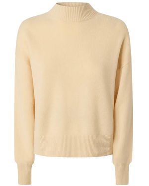 Pinko High-Neck Sweater - White