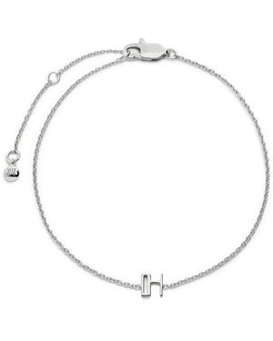 Monica Vinader Initial Chain Bracelet - Metallic