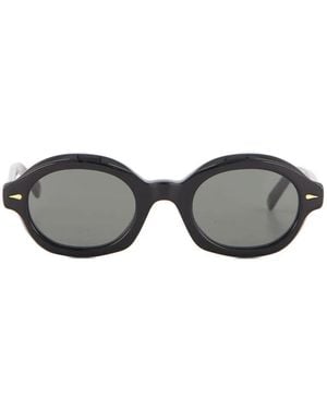 Retrosuperfuture Gafas De Sol Con Montura Oval - Gris