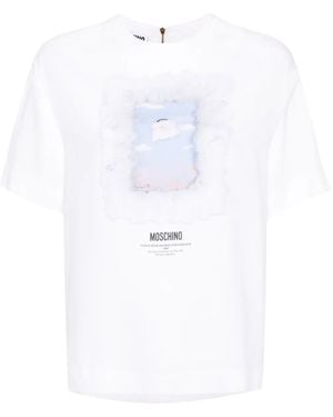 Moschino T-Shirt With Print - White