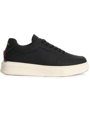 Barracuda Phoenix Perforated Paneled Sneakers - Black