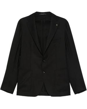 Tagliatore Chest-Pocket Blazer - Black