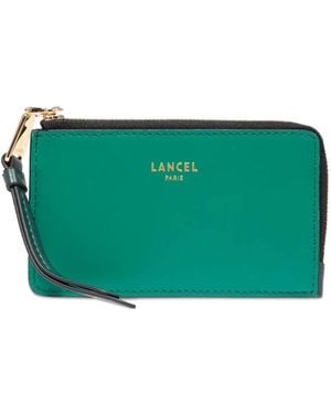 Lancel Portacarte Con Zip - Verde