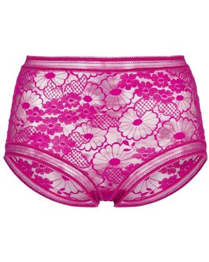 Eres Acacia High-Waist Lace Briefs - Pink
