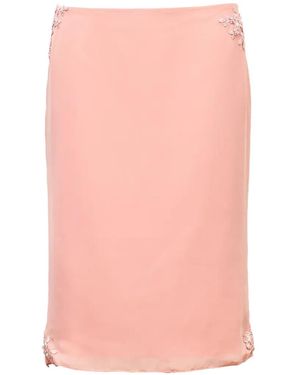 Stolen Stores Belle Midirock Aus Spitze - Pink
