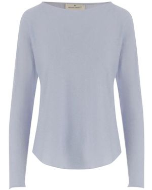 Bruno Manetti Boat-Neck Top - Blue