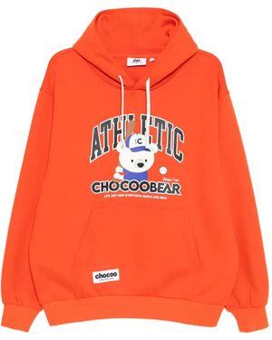 Chocoolate Chocoo Bear Hoodie - Orange
